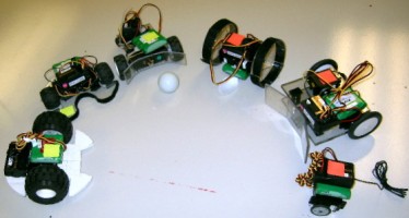Differential Drive Soccer Robot Team