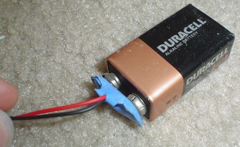 Plug in 9V Battery