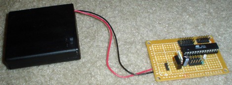 Plug in Battery Holder